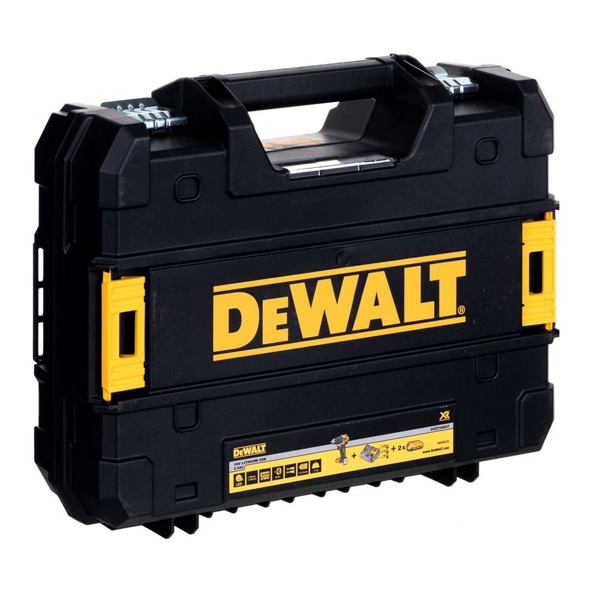 Akumulatora skrūvmašīna Dewalt DCD708D2T-QW 18 V 65 Nm 26 nm