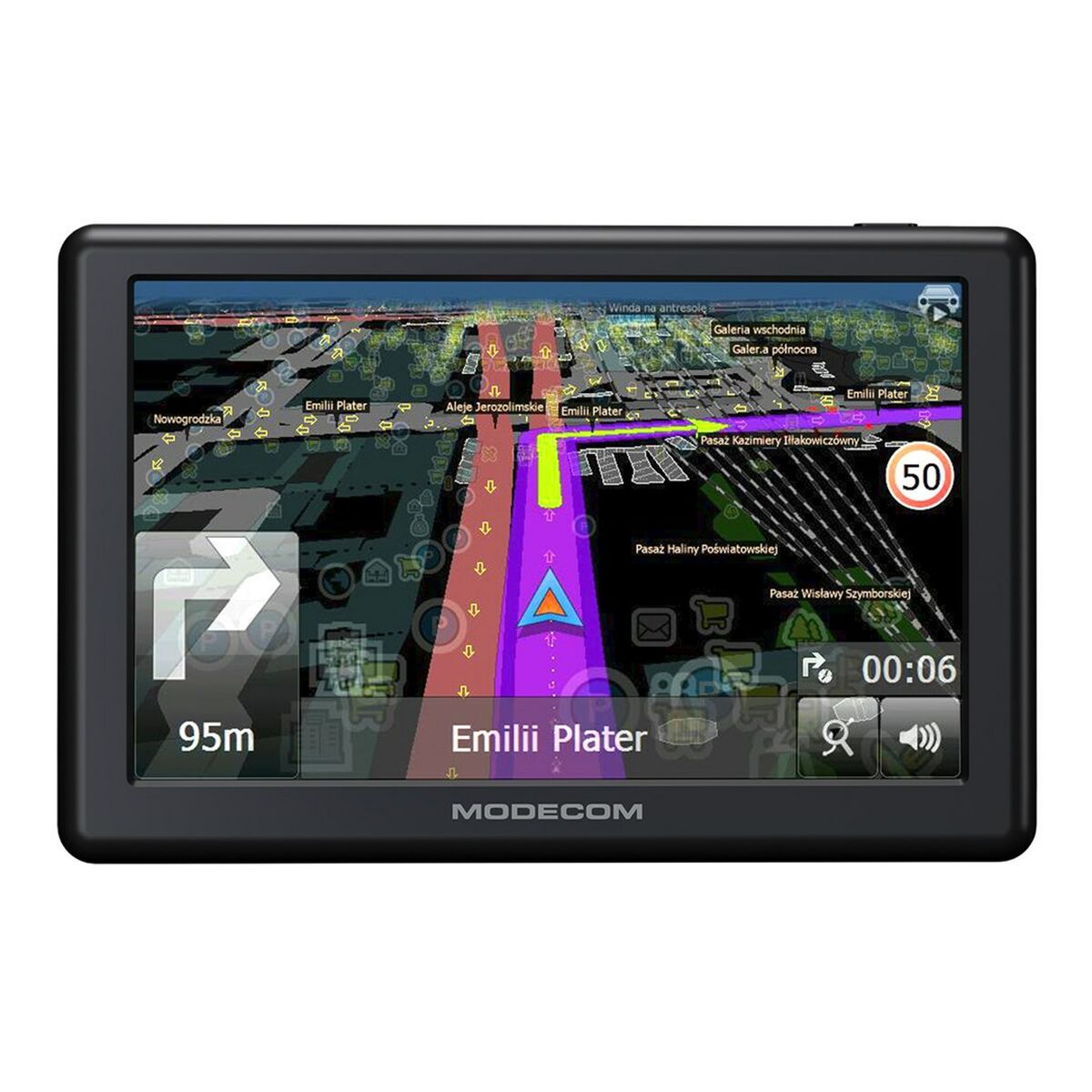 GPS Navigators Modecom NAV-FREEWAYCX50-MF-EU 5"