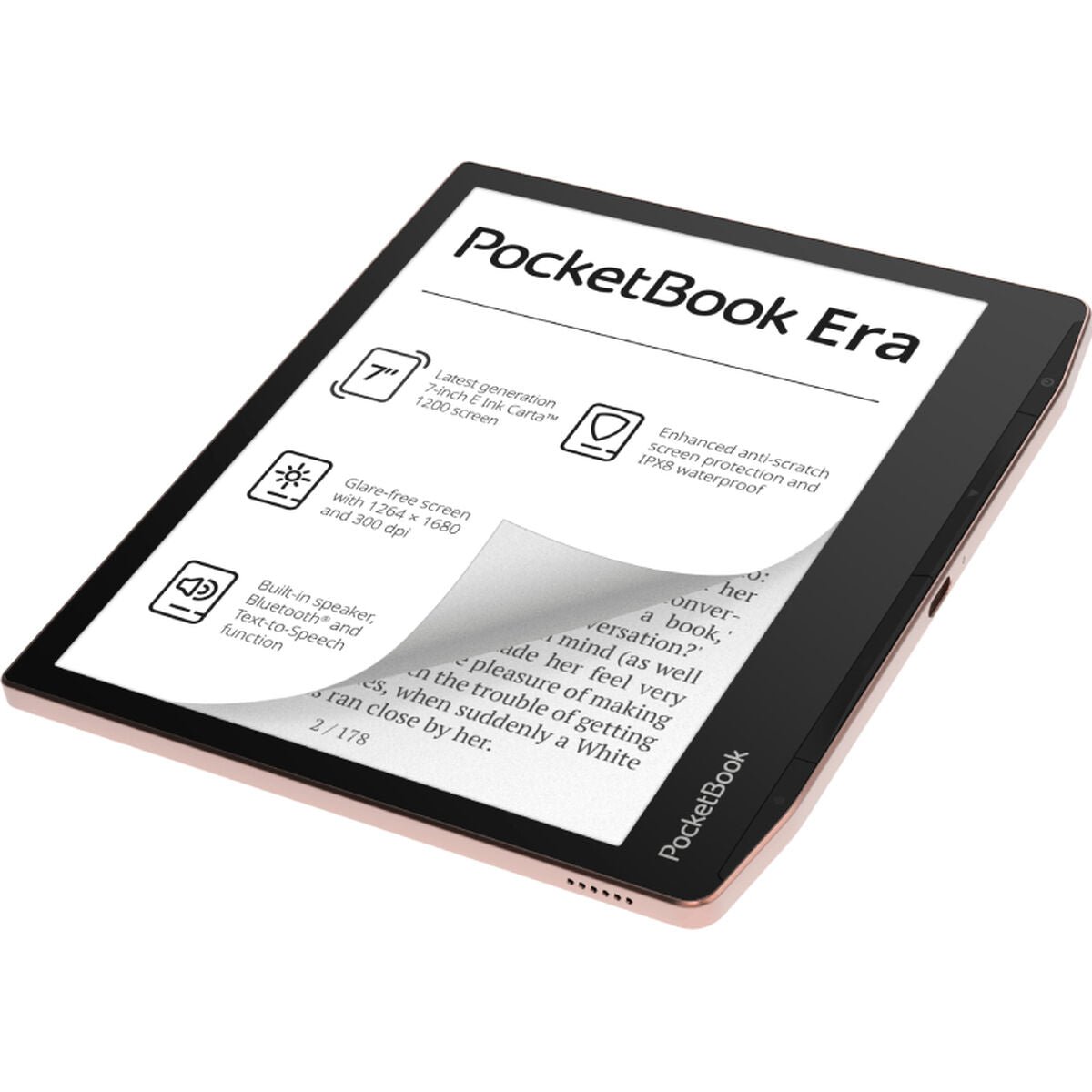 Эл. книга PocketBook 700 Era Copper Чёрный 64 Гб 7"