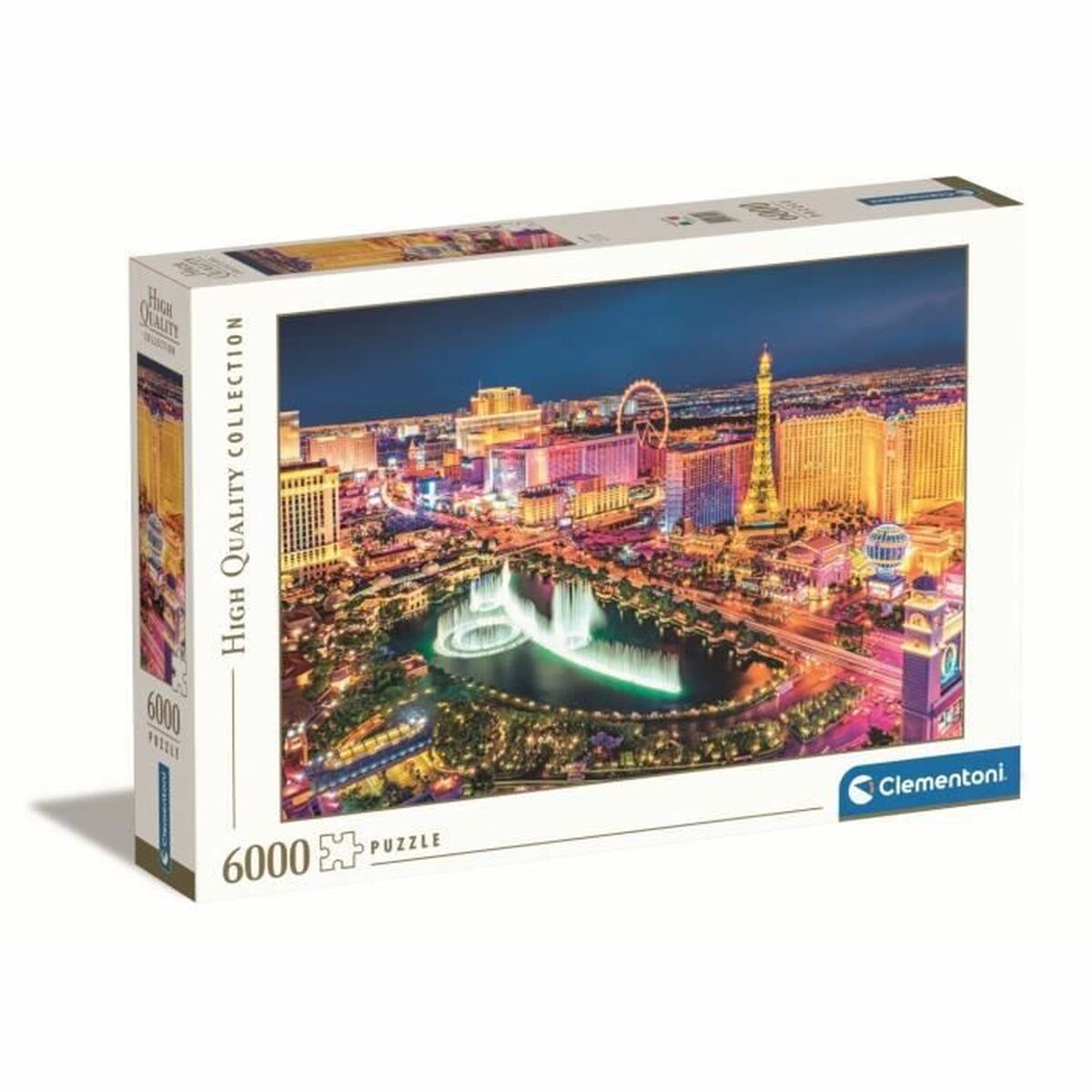 Puzle un domino komplekts Clementoni Las Vegas 6000 Daudzums