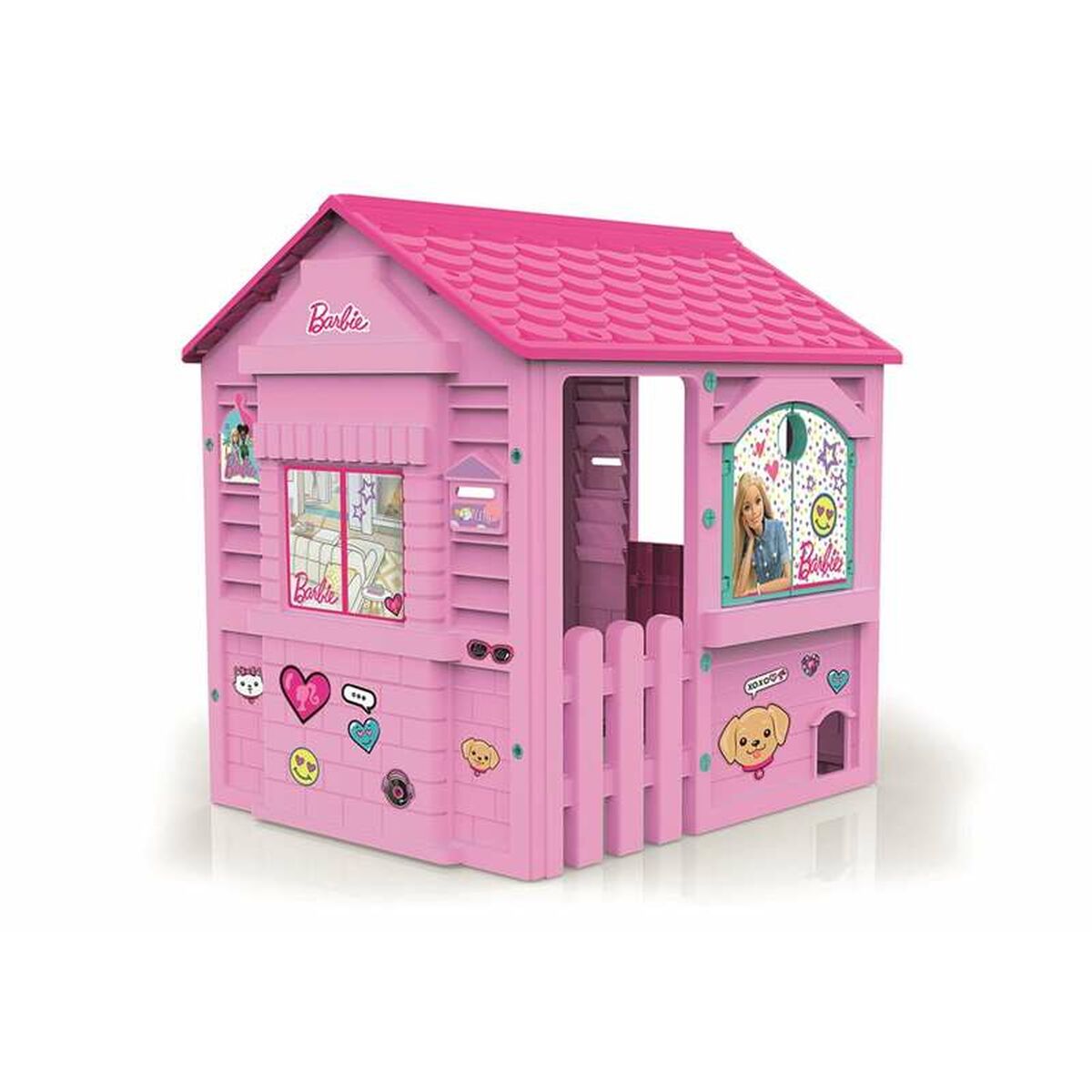 Bērnu rotaļu nams Barbie 84 x 103 x 104 cm Rozā Māja
