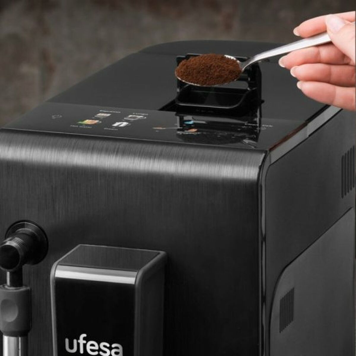 Суперавтоматическая кофеварка UFESA Чёрный