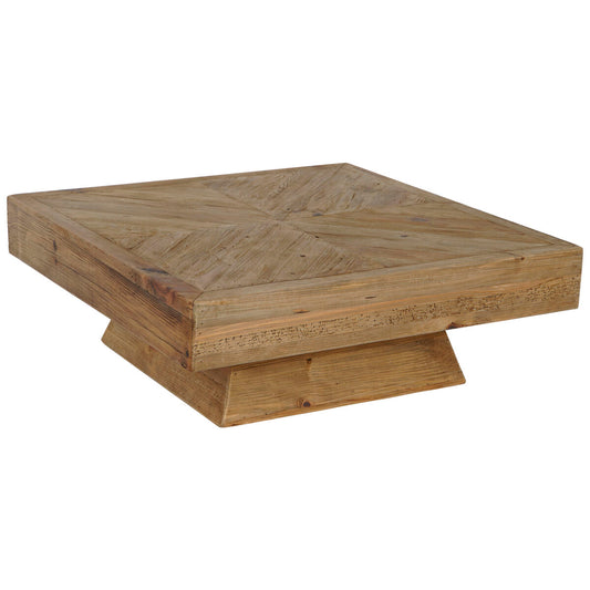 Centrālais galds Home ESPRIT Brūns Priede 100 x 100 x 36 cm