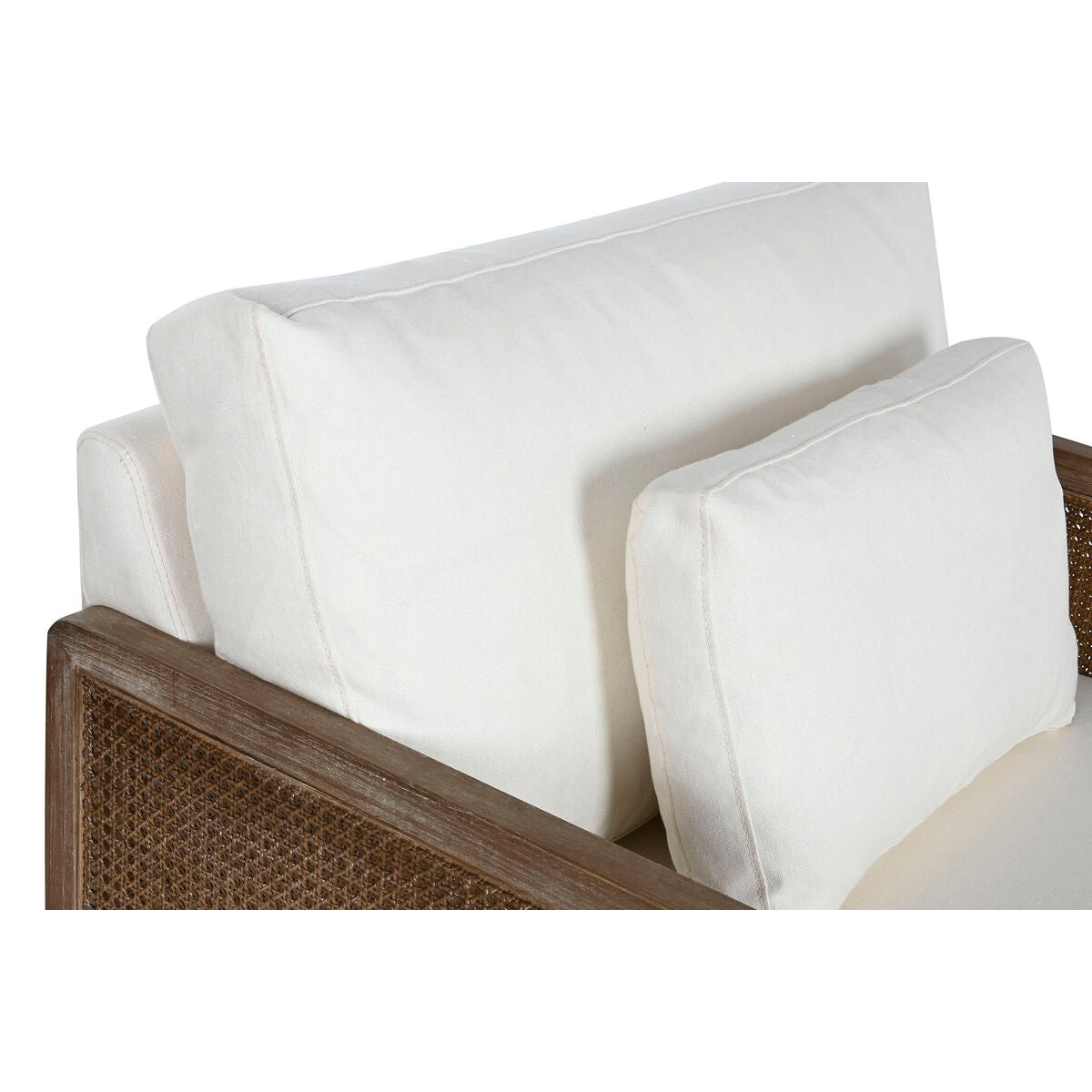 Кресло Home ESPRIT Белый Натуральный 93 x 86 x 88 cm