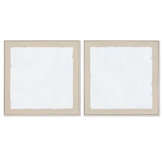 Glezna Home ESPRIT Moderns Urbāns 82,3 x 4,5 x 82,5 cm (2 gb.)