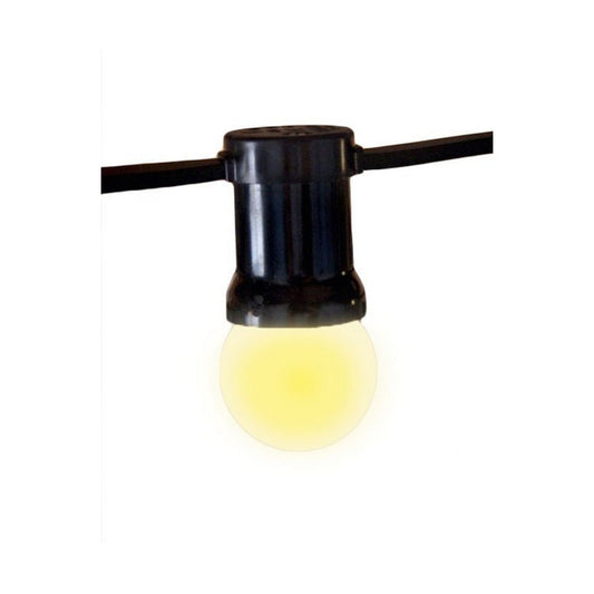 LED gaismu virtene EDM Melns E27 (15 m) Dārza lampas