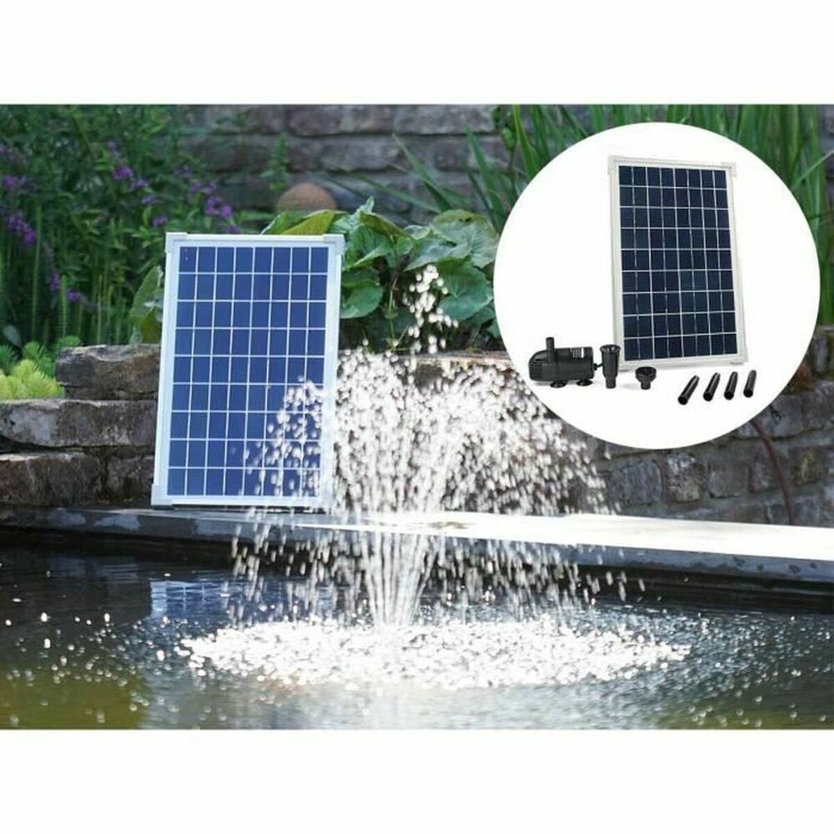 Fotoelektriskais saules panelis Ubbink Solarmax 40 x 25,5 x 2,5 cm