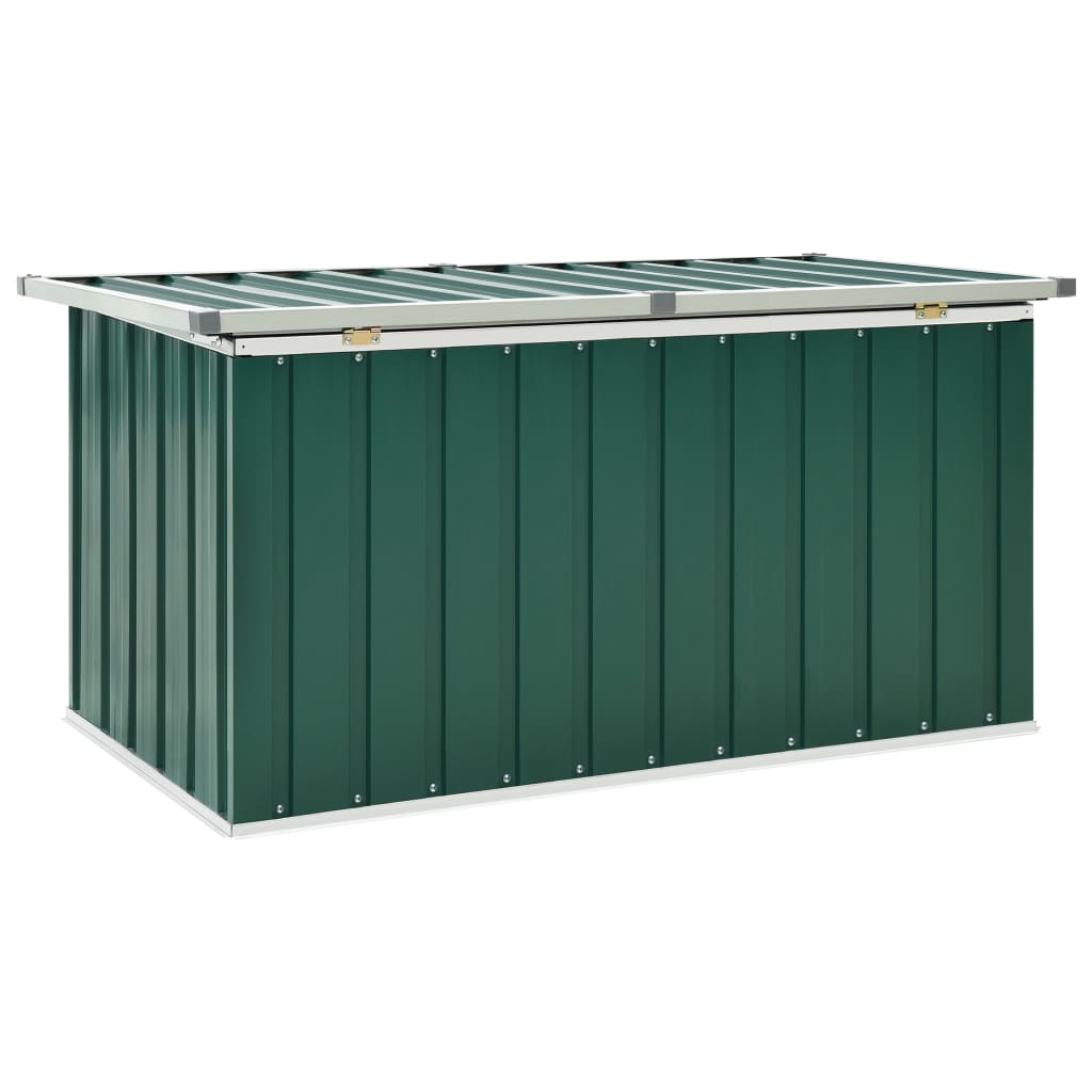 dārza uzglabāšanas kaste, zaļa, 129x67x65 cm