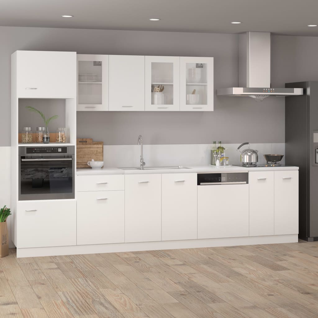 virtuves skapītis, balts, 39,5x31x60 cm, skaidu plāksne