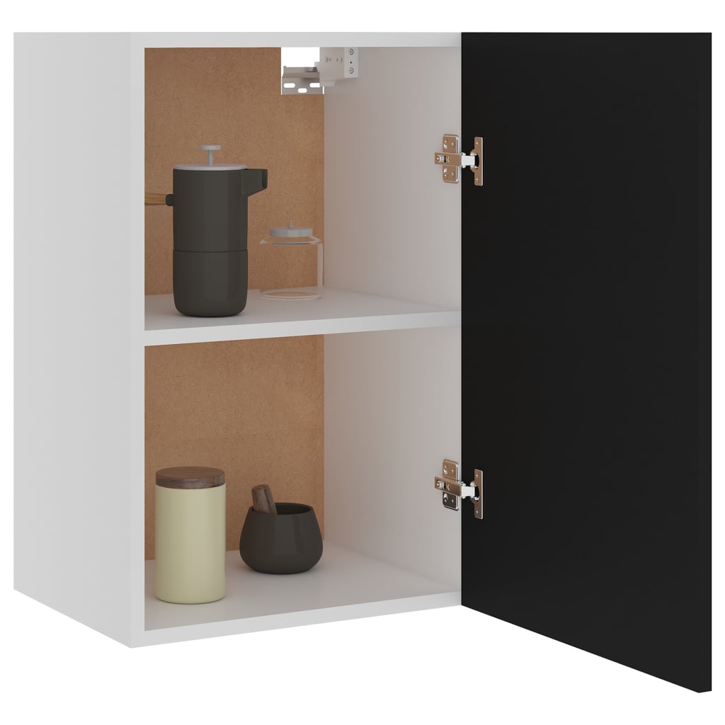 virtuves skapītis, melns, 39,5x31x60 cm, skaidu plāksne