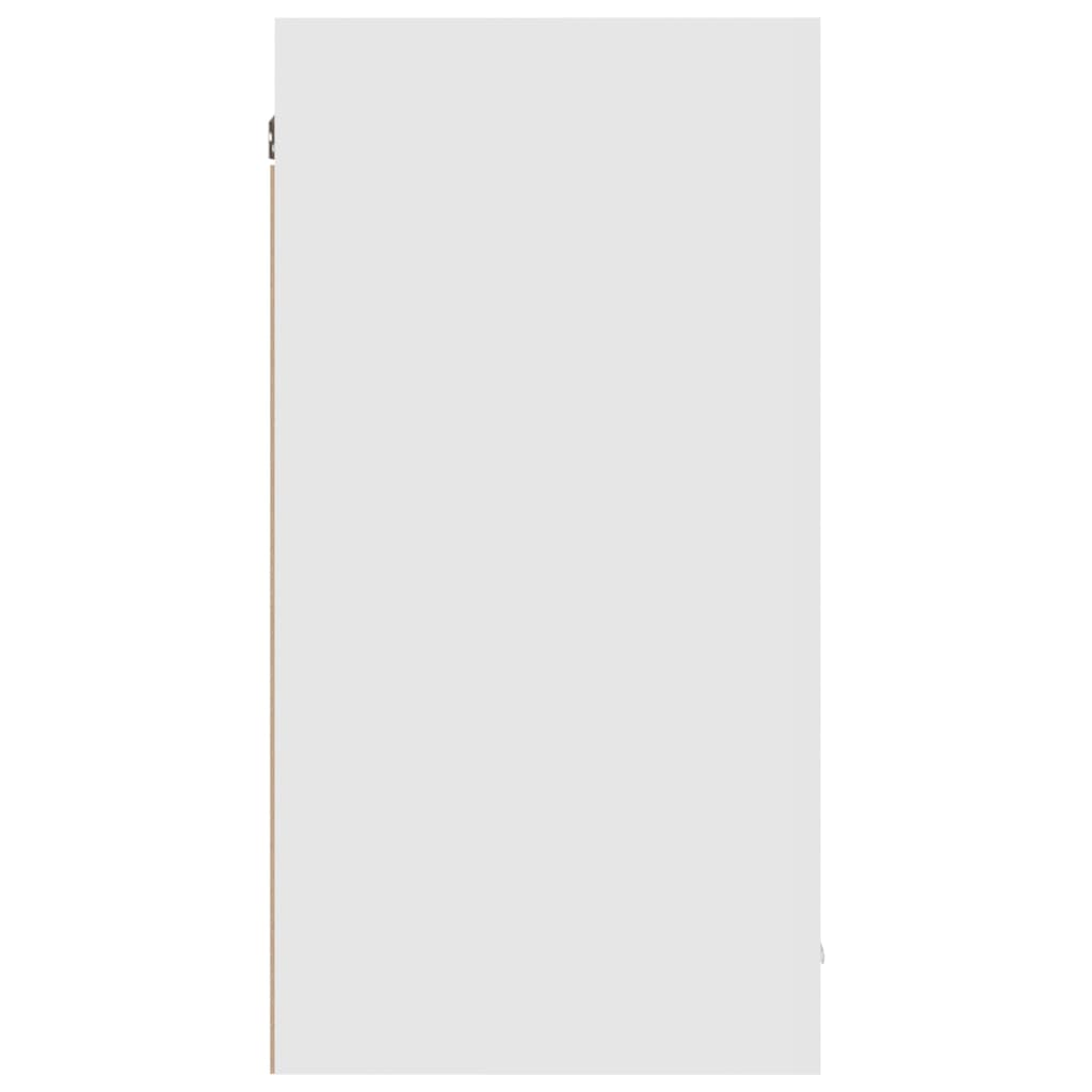 piekarams skapītis, spīdīgi balts, 80x31x60 cm, skaidu plāksne