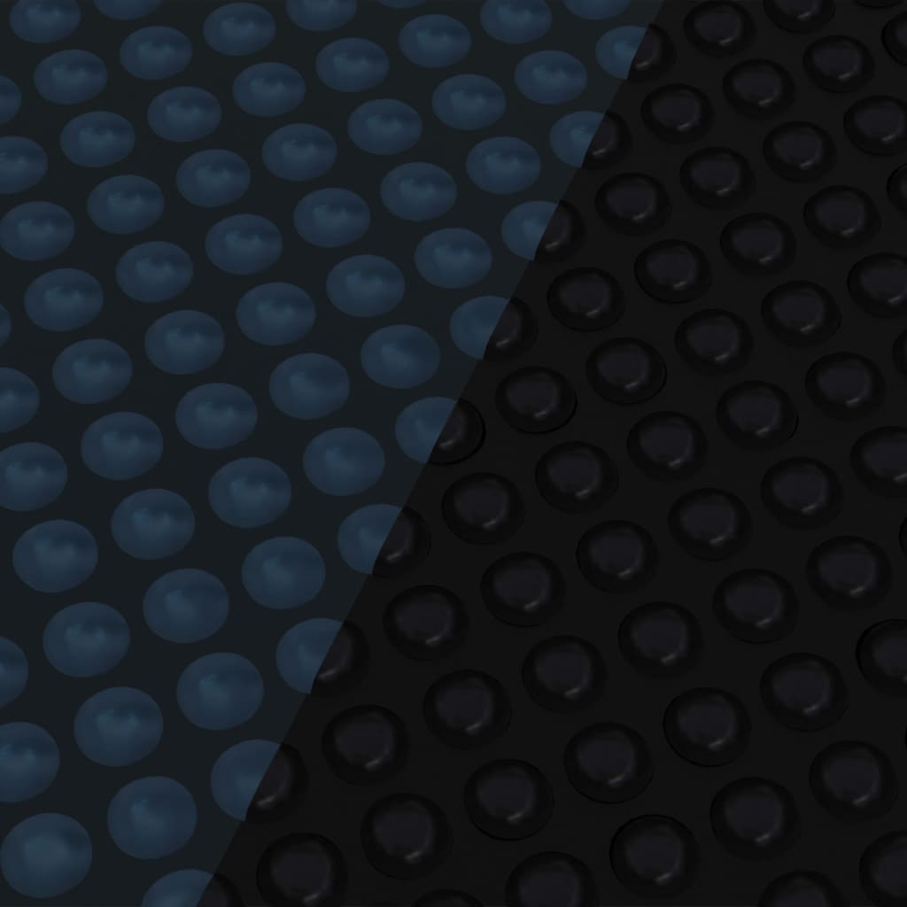 baseina pārklājs, solārs, peldošs, 549x274 cm, melns un zils PE
