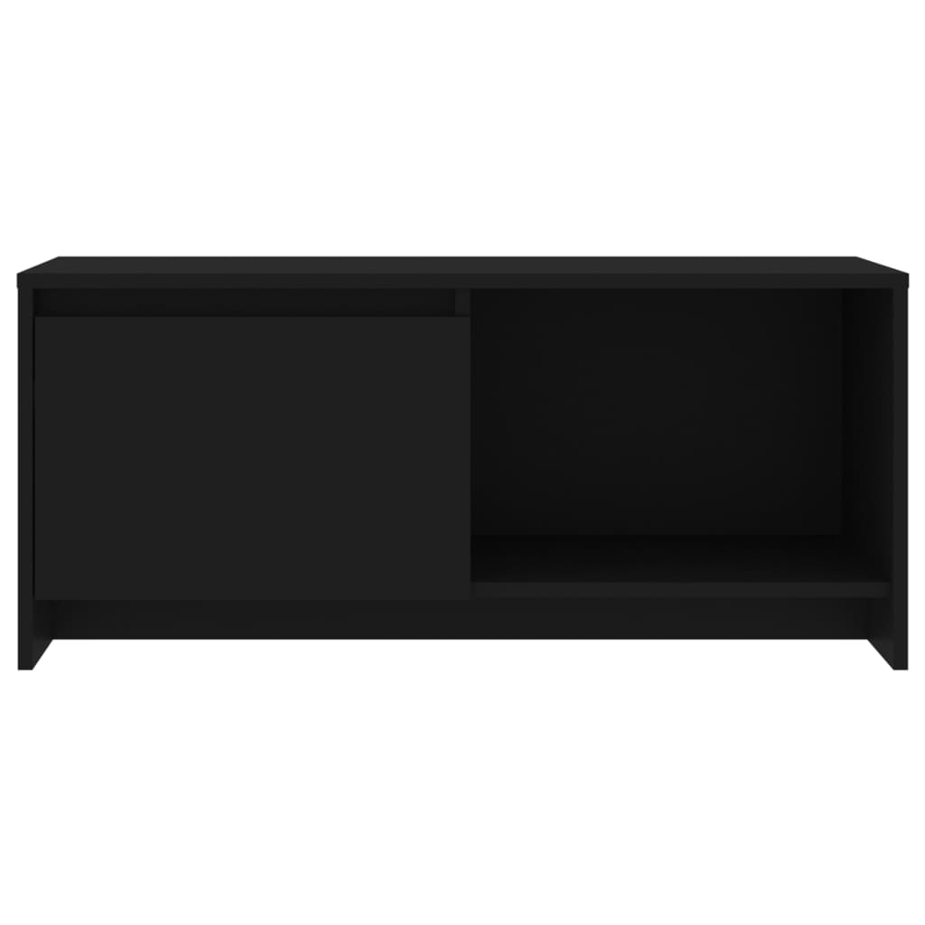 TV skapītis, melns, 90x35x40 cm, skaidu plāksne