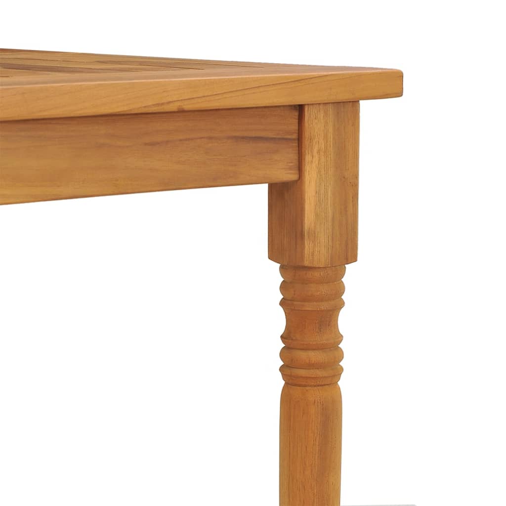 Batavia galds, 150x90x75 cm, masīvs tīkkoks
