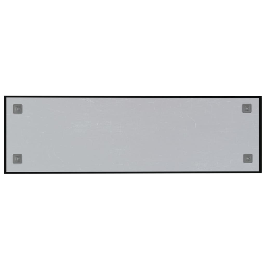 magnētiskā tāfele, stiprināma pie sienas, melna, 100x30 cm