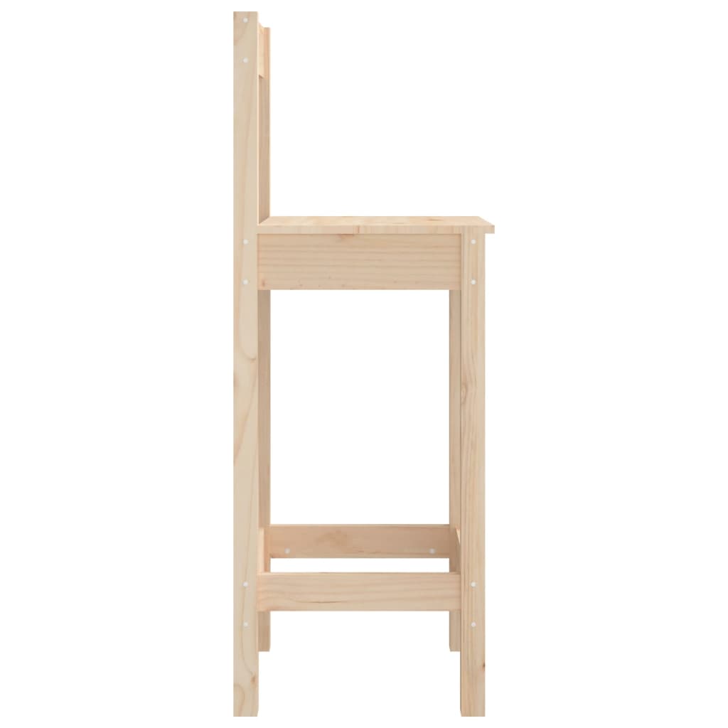 bāra krēsli, 2 gab., 40x41,5x112 cm, priedes masīvkoks