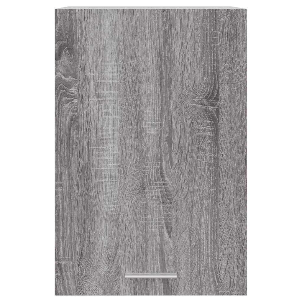 sienas skapītis, pelēka ozola, 39,5x31x60 cm, inženierijas koks