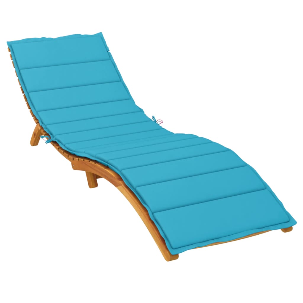 sauļošanās krēsla matracis, tirkīzzils audums