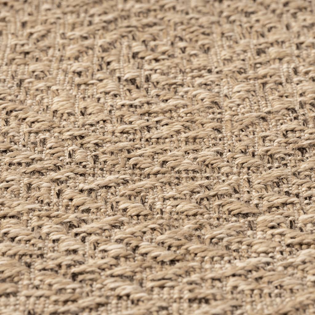 paklājs ZIZUR, 160 cm džutas izskats, lietojams telpās un ārā