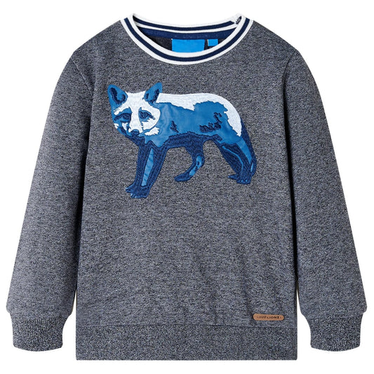 Bērnu džemperis, nevienmērīgi zils, 140