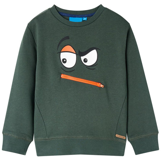 Bērnu džemperis, tumši zaļš, 116