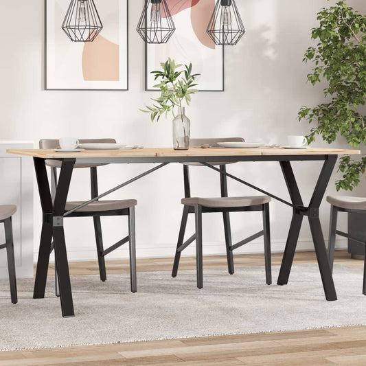 virtuves galda kājas, Y-forma, 140x60x73 cm, čuguns