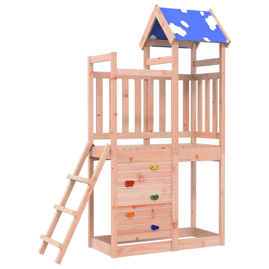 rotaļu tornis, klinšu siena, 110,5x52,5x215cm Duglasa masīvkoks