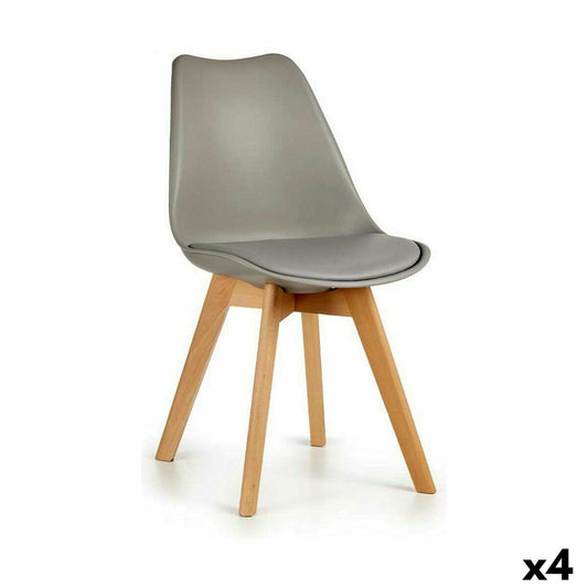 ēdamistabas krēsls Brūns Pelēks 42 x 80 x 50 cm (4 gb.)