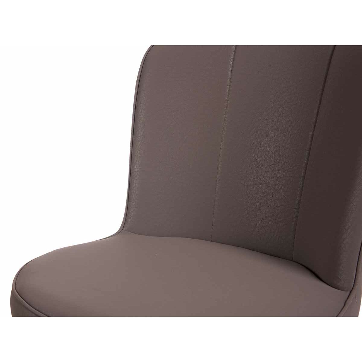 atzveltnes krēsls Čaula Melns Violets Bronza Tērauds 53 x 88 x 67 cm (2 gb.)