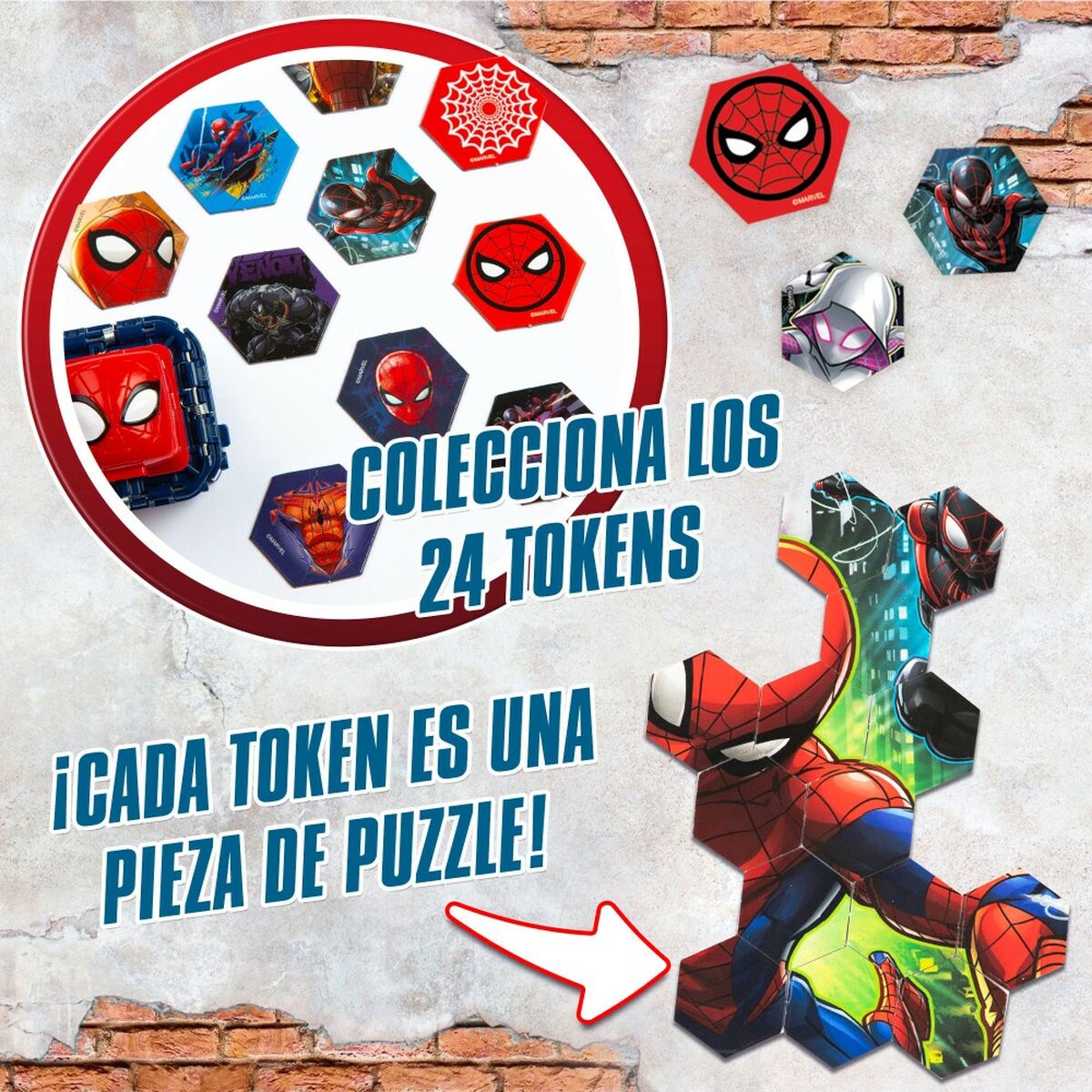Игра на ловкость Spider-Man Battle Cubes (12 штук)