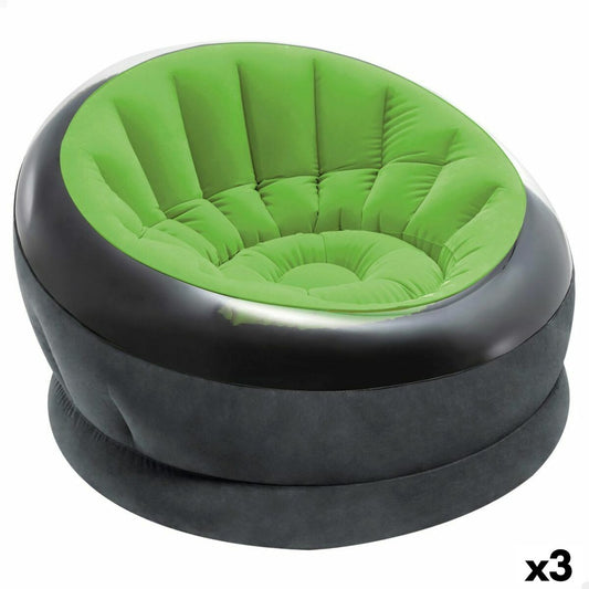 Надувное кресло Intex Empire 112 x 109 x 60 cm Зеленый (3 штук)