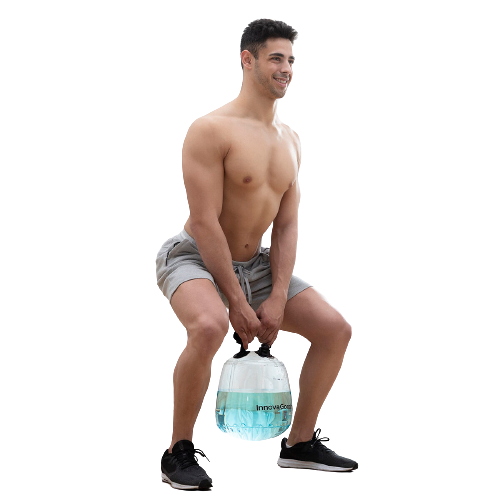Water Fillable Ball for Fitness Training With Exercise Booklet Fibell InnovaGoods