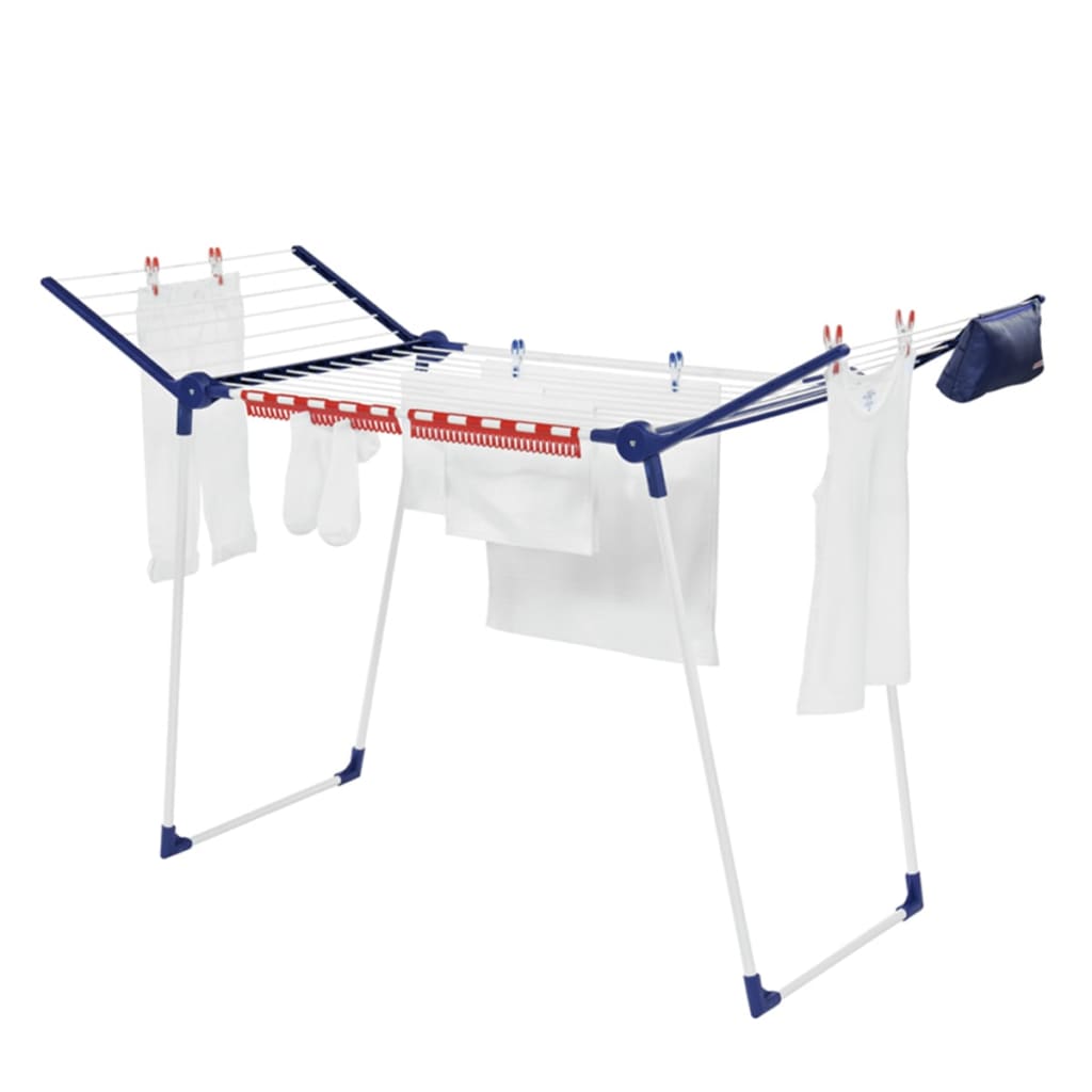 LEIFHEIT Standing Clothes Dryer, White Pegasus 180 Solid Plus 81510