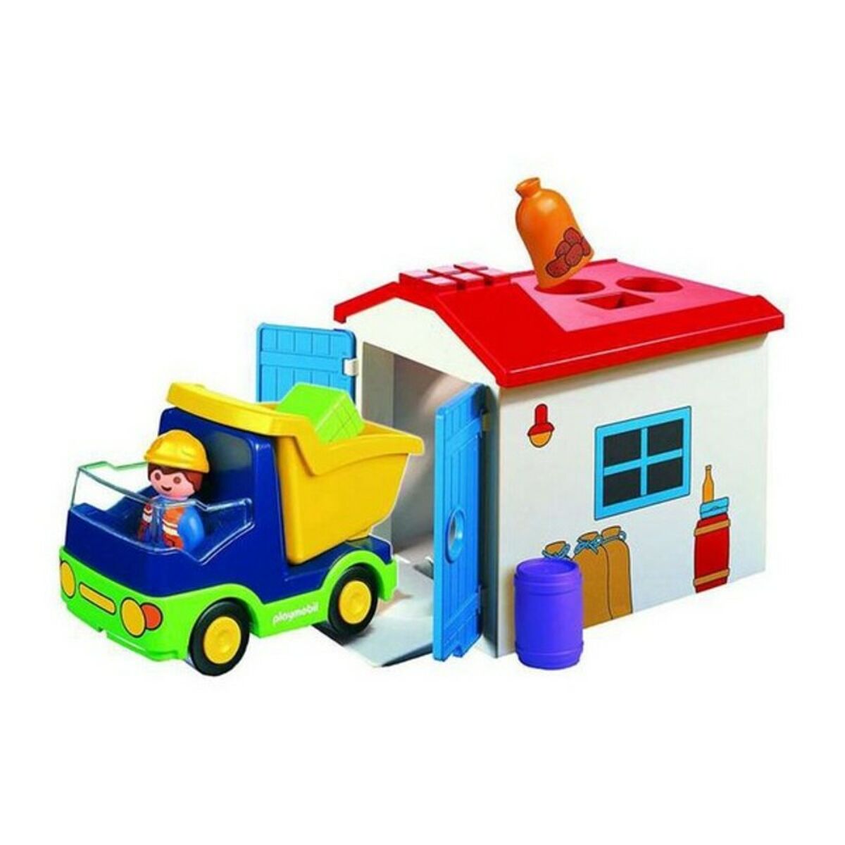 Spēļu komplekts 1.2.3 Garage Truck Playmobil 70184