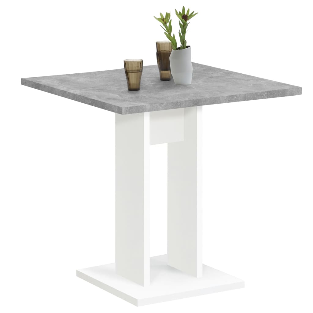 FMD virtuves galds, 70 cm, betona pelēka un balta krāsa