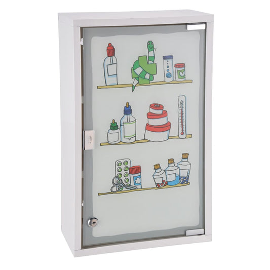 HI medicine cabinet, 30x15x50 cm, stainless steel
