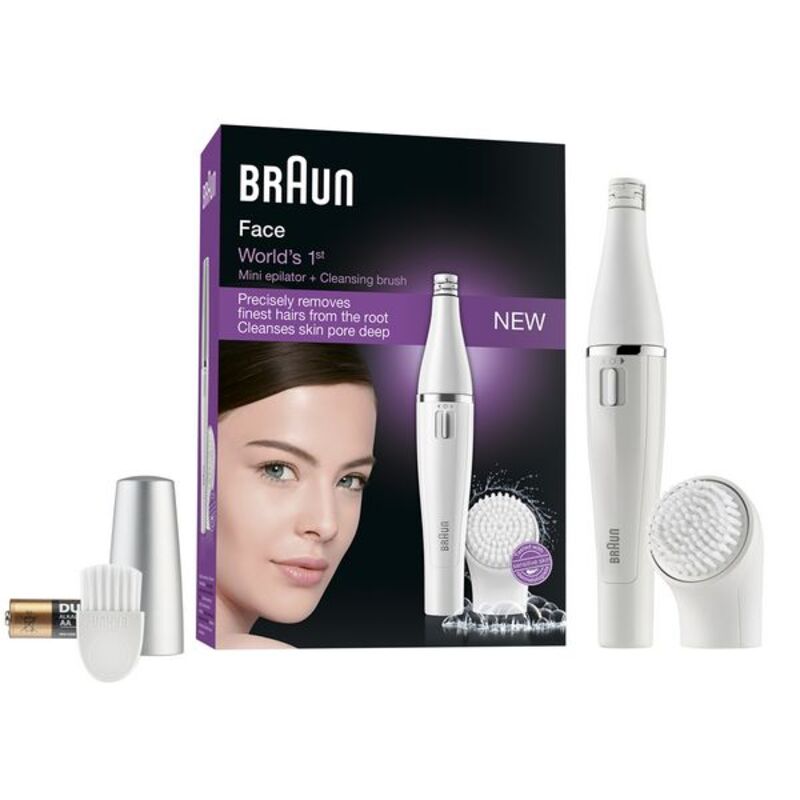 Электрический чистящий эпилятор для лица Braun Face 810