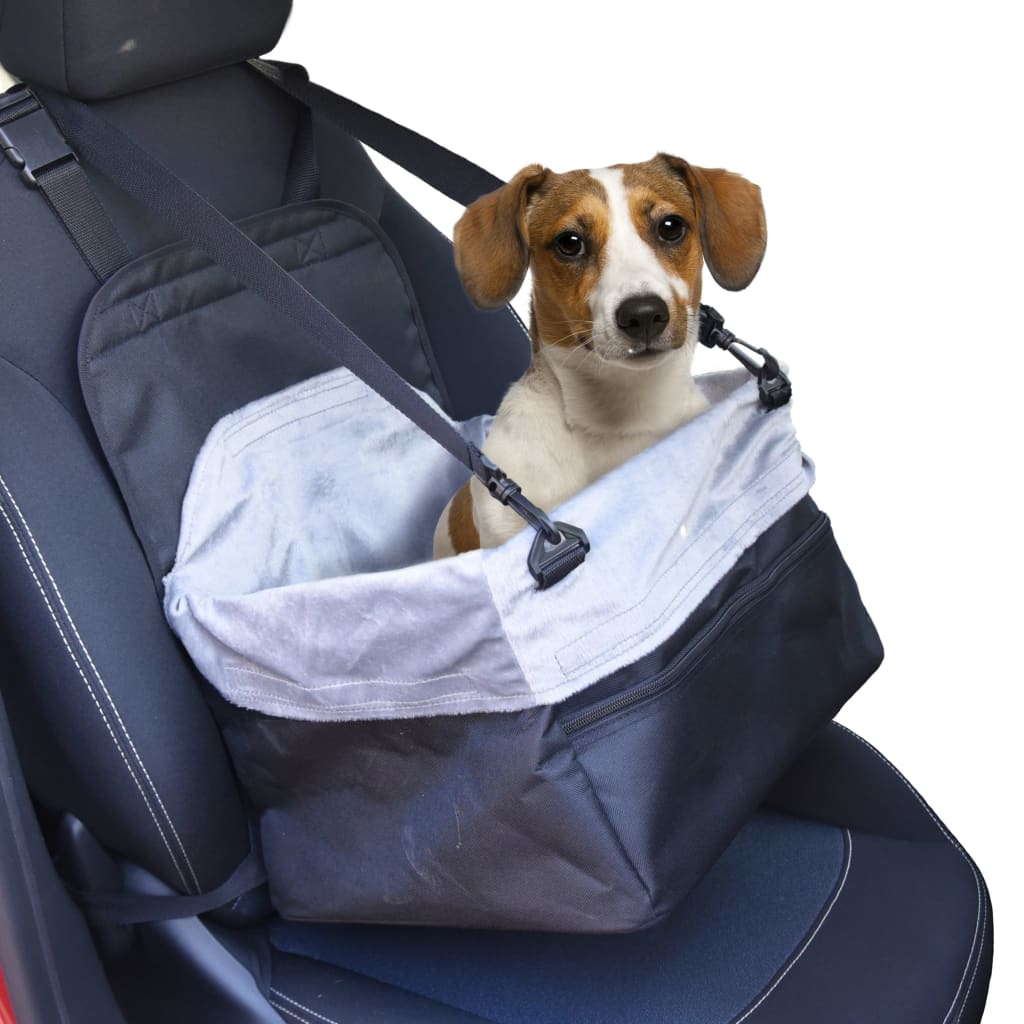 FLAMINGO dog car seat Ula, grey, 41x36x25 cm