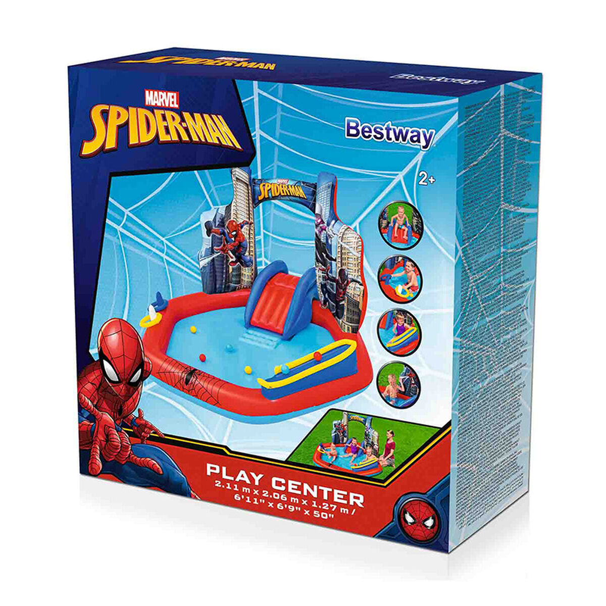 Детский бассейн Bestway Игровая площадка Spiderman 211 x 206 x 127 cm