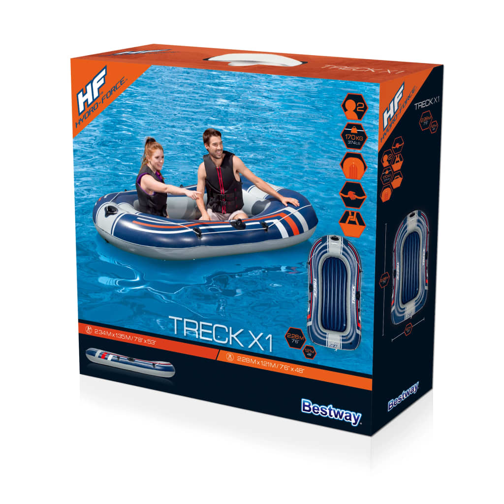 Bestway Hydro-Force inflatable boat Treck X1, 228x121 cm, 61064