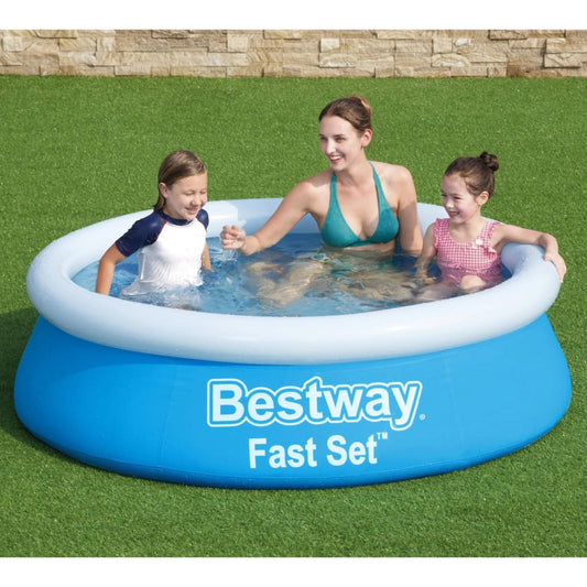 Bestway Fast Set inflatable pool, round, 183x51 cm, blue