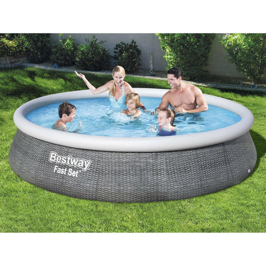Bestway Fast Set inflatable pool with pump, 396x84 cm