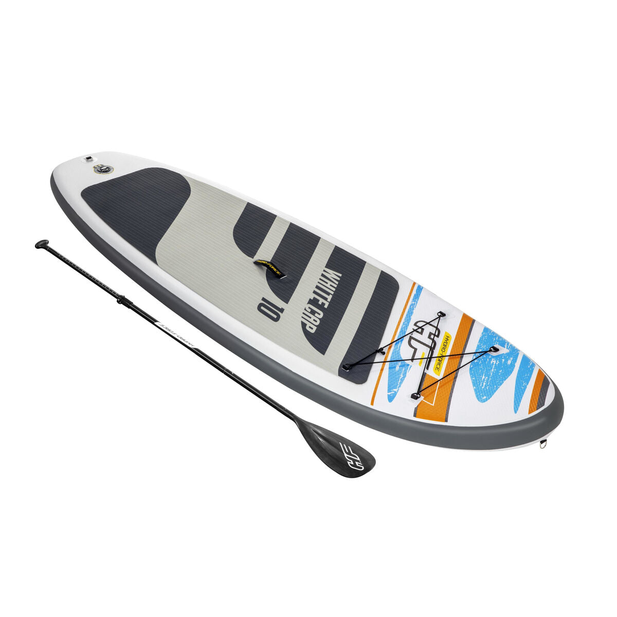 Inflatable Paddle Surf Board with Accessories Bestway Hydro-Force White 305 x 84 x 12 cm