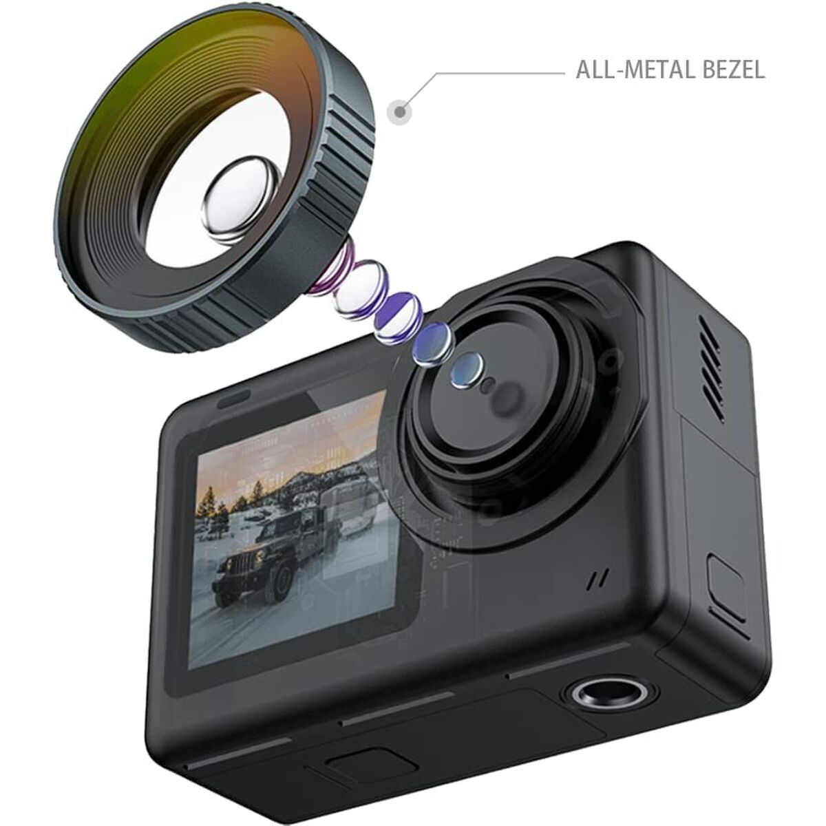 Спортивная камера SJCAM SJ10 Pro 2,3" 4K Ultra HD Чёрный