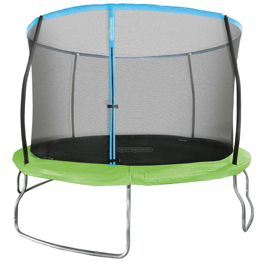 Children's trampoline with safety net Aktive 366 x 266 x 366 cm
