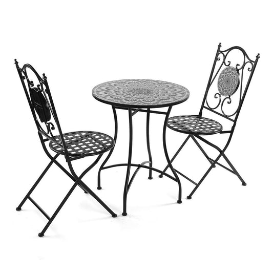 Dārza galds komplekts ar 2 krēsliem Versa Java 60 x 71 x 60 cm