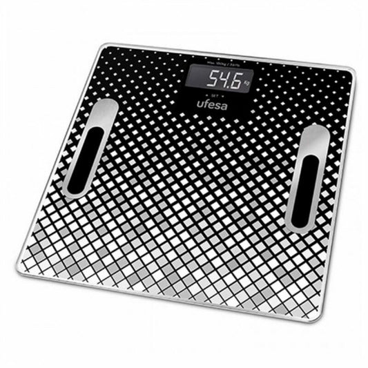 Цифровые весы для ванной UFESA BE1855 Черный/Белый 30 x 30 cm Negro