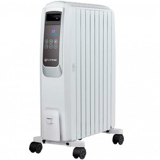 Oil radiator (8 chambers) Grunkel RAC-8 Piros Digital White 2000 W
