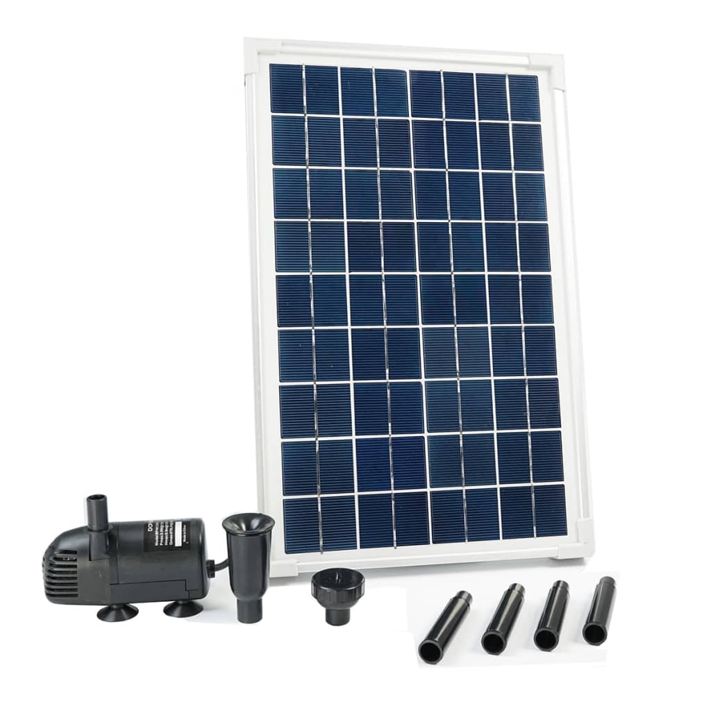 Ubbink SolarMax 600 kit with solar panel and pump, 1351181