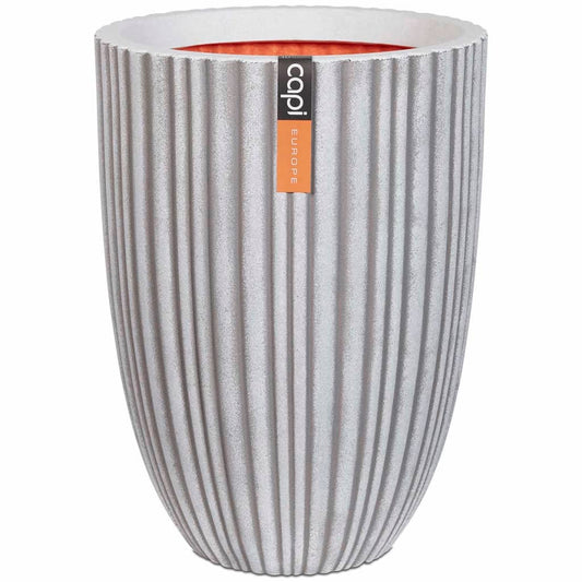 Capi vase Urban Tube, elegant, low, 55x73 cm, ivory, PKIVT785
